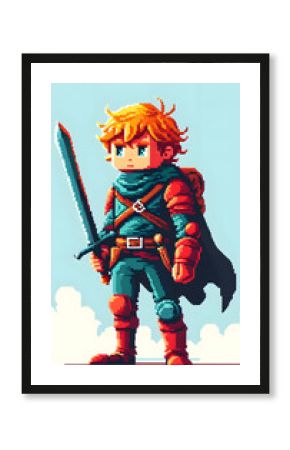 Pixel Art Knight