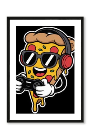 Gamer Pizza Video Gaming Enthusiast Gamer