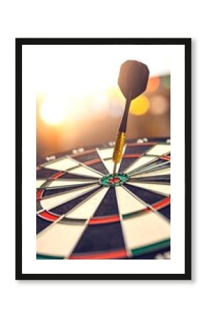 Darts Bullseye Success Sunset Game