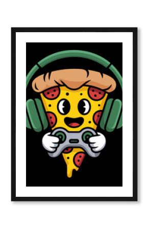 Gamer Pizza Video Gaming Funny Food