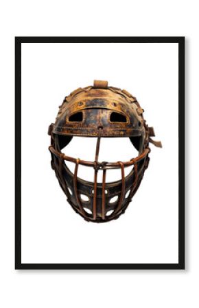 Isolated Vintage Hockey Mask