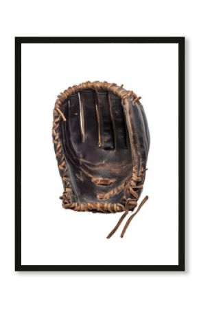 Isolated Old Baseball Glove