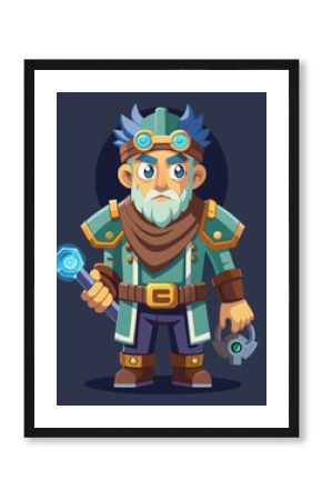 mechanic from a magical computer game