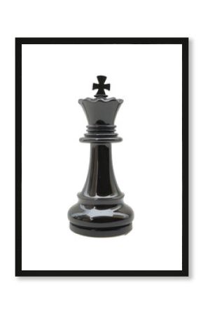 Isolated Black Chess King