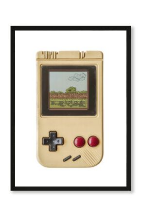 Isolated Beige Electronic Game