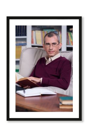 Handsome successful lawyer portrait