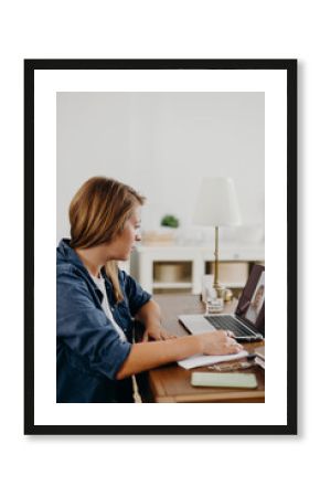 Online psychologist listening to patient