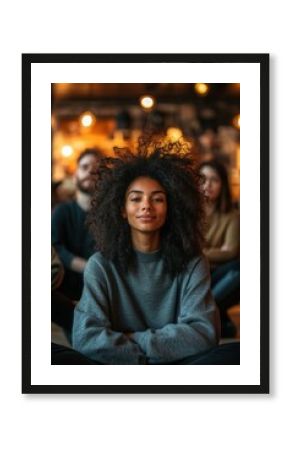 Engaging group therapy session with psychologist