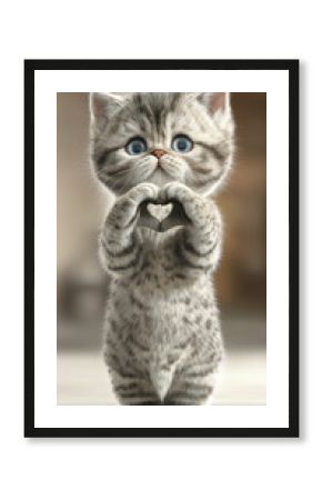 love kitten, AI generated