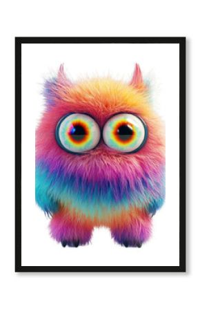 PNG Crazy monster illustration colorful creature.