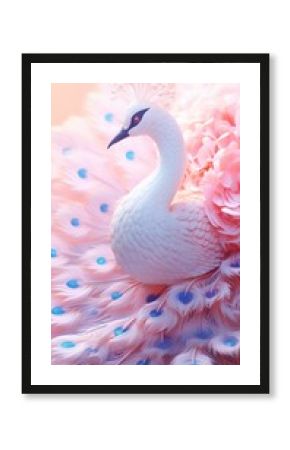 Peacock flamingo animal bird.