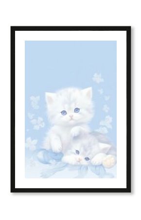 Kitten animal mammal white.