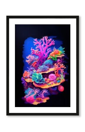 A coral reef aquarium nature fish.