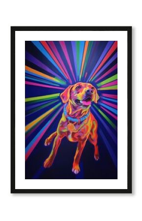 A dog mammal animal purple.