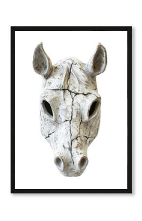 Cracked Horse Mask,   Ancient, Mystical, Eerie