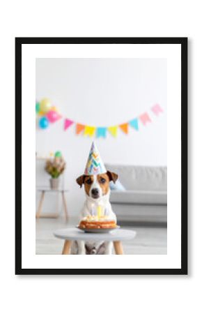Hund feiert Geburtstag 