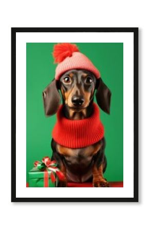 Dachshund portrait mammal animal.