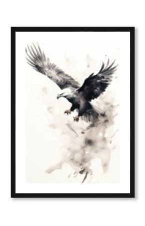 Animal flying eagle bird.