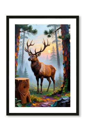 Deer in the forest