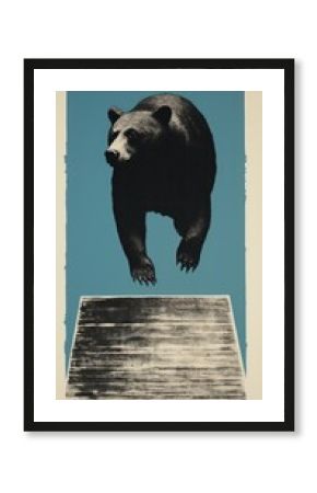 Bear wildlife animal mammal.