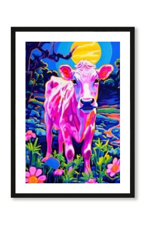 A cow livestock mammal cattle.