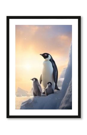 Penguins wildlife animal nature.