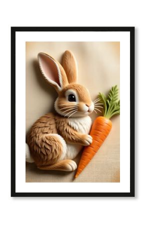 Rabbit with carrot