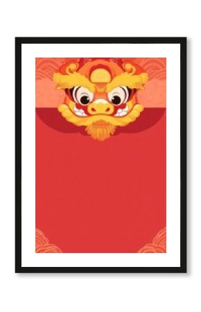 Red envelope traditional chinese dance.