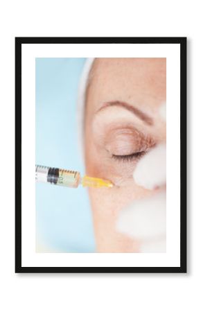 close up of woman having mesotherapy treatment