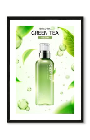 Green tea skin care spray