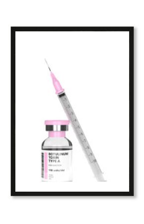 3d render with botulinum toxin type A vial