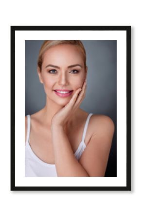 woman with nourished perfect skin