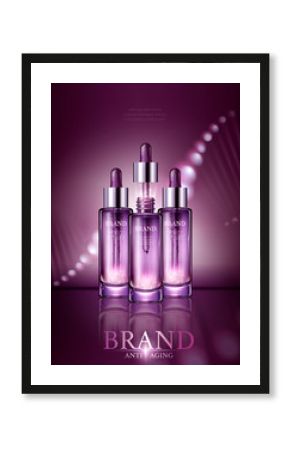 Anti aging cosmetic ads