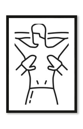 Spa, thai massage physiotherapist massaging man