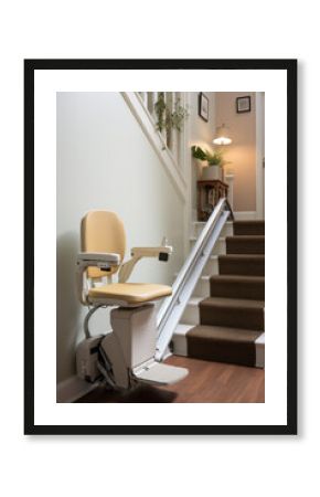 Stair lift in an old folks home