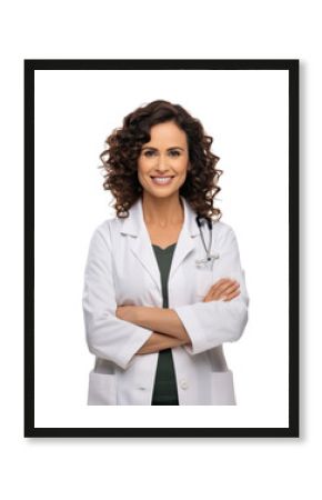 Professional pharmacist in transparent background 