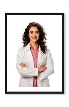 Professional pharmacist in transparent background 