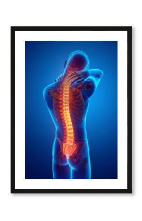 Male Feeling the back pain