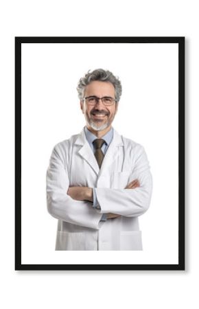 Professional pharmacist in transparent background