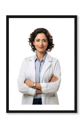 Professional pharmacist in transparent background