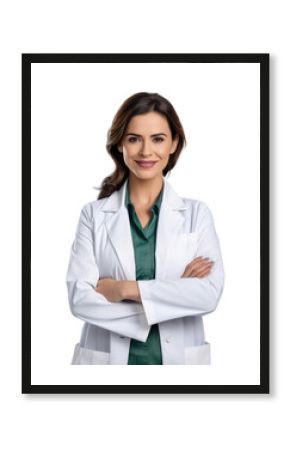 Professional pharmacist in transparent background 