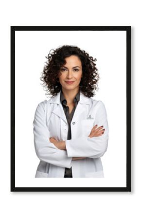 Professional pharmacist in transparent background