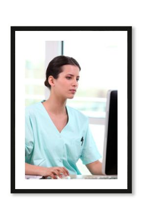 Portrait d'une assistante médicale