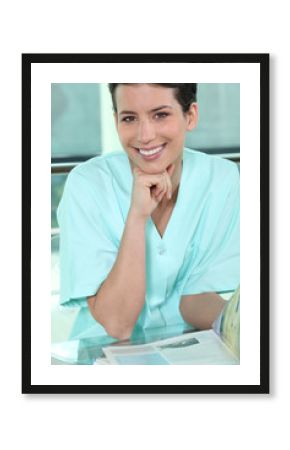 Portrait d'une assistante médicale