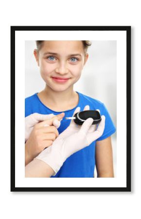 Glukometr. badanie poziomu cukru we krwi