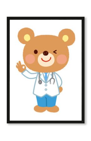クマのお医者さん　オッケー　グッド