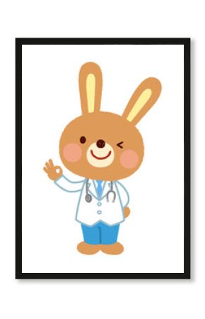 ウサギのお医者さん　オッケー　グッド