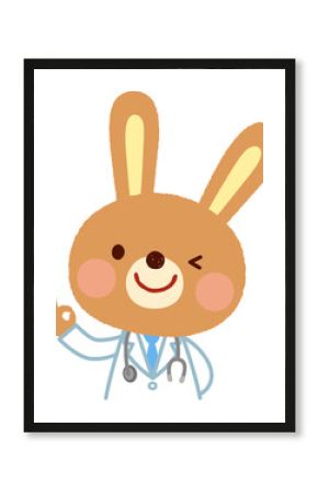 ウサギのお医者さん　オッケー　グッド