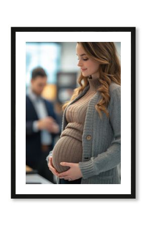 Consultation médicale d’une femme enceinte chez le docteur, suivi de grossesse en cabinet médical, maternité et santé prénatale