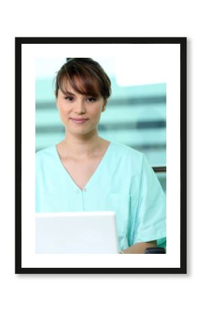 Portrait d'une assistante médicale